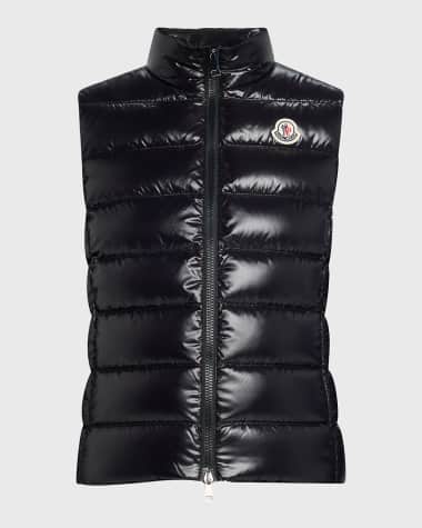 Moncler Ghany Shiny Quilted Puffer Vest