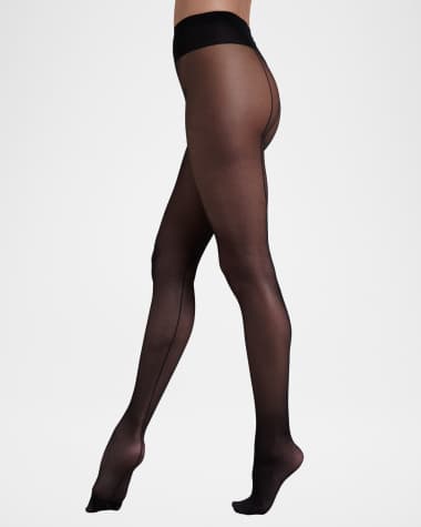 Wolford Individual 10 Back Seam Tights