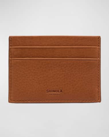 Shinola Men's Five-Pocket Leather Card Case