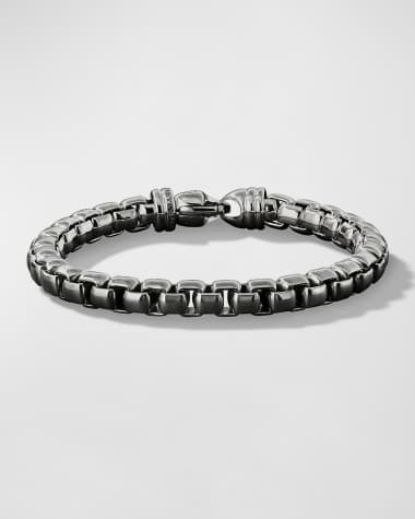 David Yurman Men's Box Chain Bracelet in Silver, 5mm