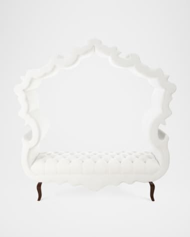 Haute House White Thebes Bench