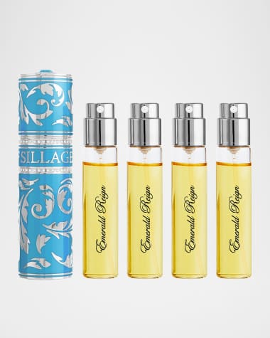 House of Sillage Emerald Travel Spray with Refills/ 0.3 oz./ 8.0 mL