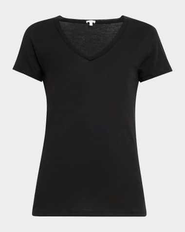 Skin Easy V-Neck Cotton Tee