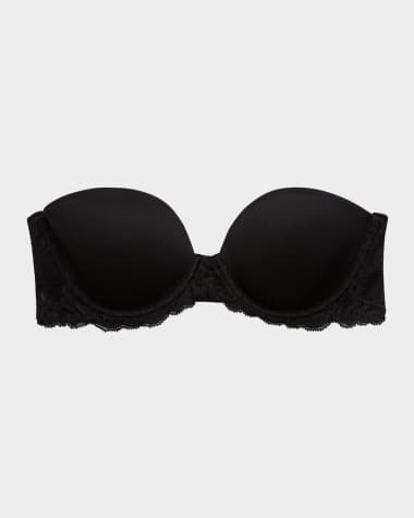 Natori Feathers Strapless Plunge Bra