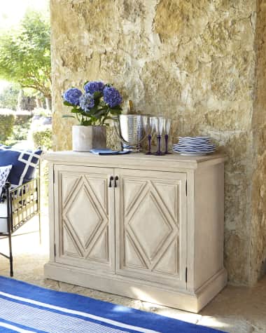 Neiman Marcus Damon Outdoor Storage Cabinet