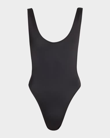 Norma Kamali Marissa High-Leg One-Piece Swimsuit