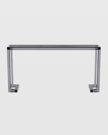 Interlude Home Calissa Noire Acrylic Console