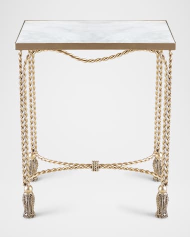 Farah Marble-Top Side Table