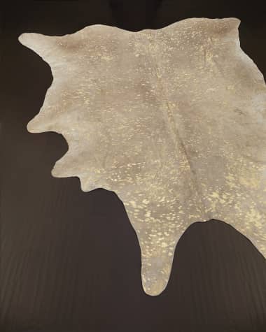 Nourison Golden Frost Hairhide Rug, 5' x 8'