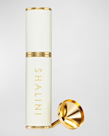 White Lacquer and Gold Plated
