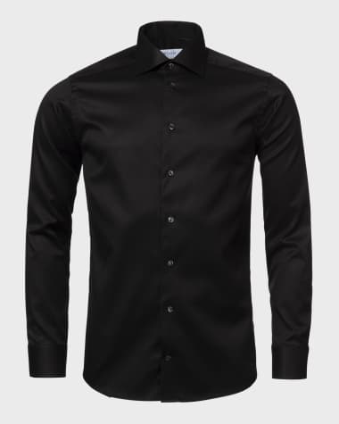 formal dress shirt for men Men's Dress Shirt Long Sleeve 4-Way Stretch Wrinkle Free White Formal Shirt M main image 1
