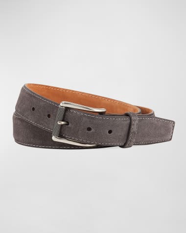 W. Kleinberg Men's Suede Belt