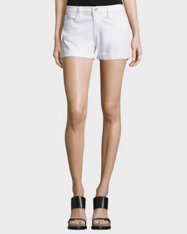 FRAME Le Cutoff Rolled-Hem Shorts