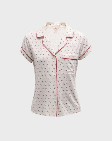 Eberjey Sleep Chic Short Jersey Pajama Set