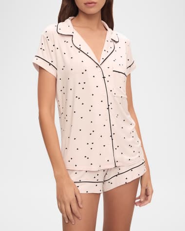 Eberjey Gisele Printed Shortie Short PJ Set