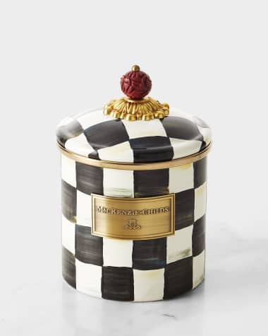 MacKenzie-Childs Courtly Check Small Canister
