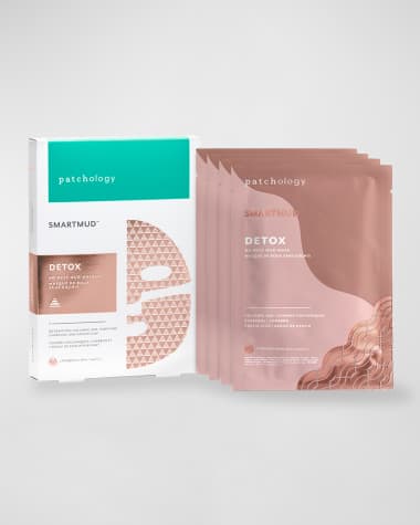 Patchology SmartMud™ No Mess Mud Masque, 4-pack