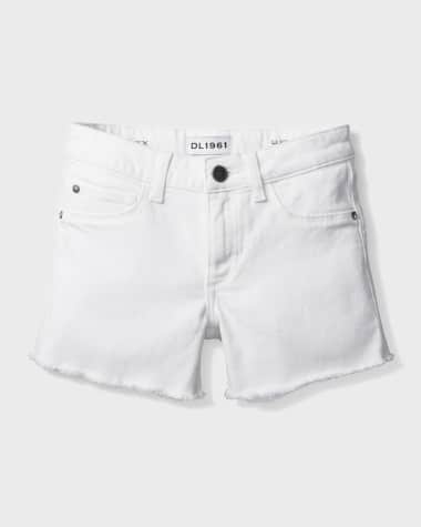 DL1961 Girl's Lucy Cut Off Denim Shorts, Size 7-16
