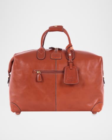 Bric's Pelle Cognac 18" Cargo Duffel Luggage