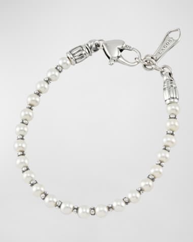 LAGOS Kinder Pearl & Gold Cavier Bracelet