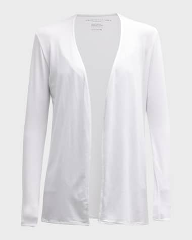 Majestic Filatures Soft Touch Open-Front Cardigan