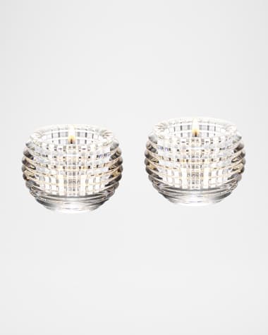 Baccarat Eye Votive Candleholders, Set of Two