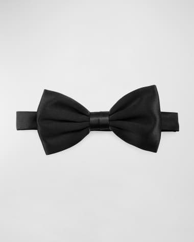 Stefano Ricci Silk Satin Bow Tie