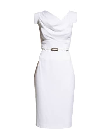 Black Halo Jackie O Sleeveless Sheath Dress