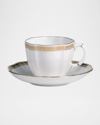 Royal Crown Derby Carlton Gold Saucer