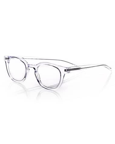 Eyebobs Waylaid Transparent Square Readers, Clear