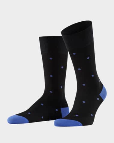 Falke Cotton-Nylon Dot Ankle Socks