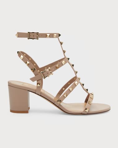 Valentino Garavani Rockstud Leather 60mm City Sandals