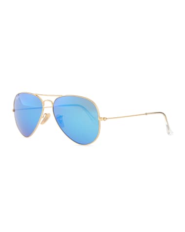 Ray-Ban Mirrored Aviator Sunglasses