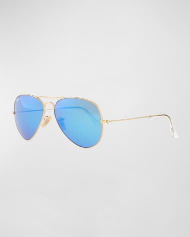 Ray-Ban Mirrored Aviator Sunglasses