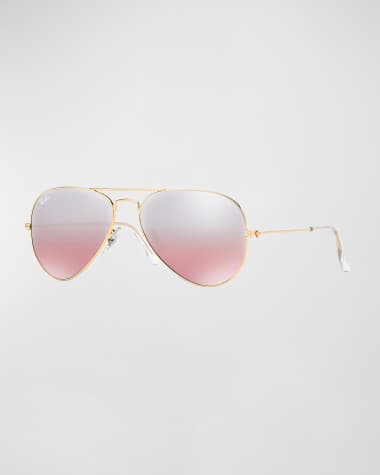 Ray-Ban Mirrored Flash Aviator Sunglasses