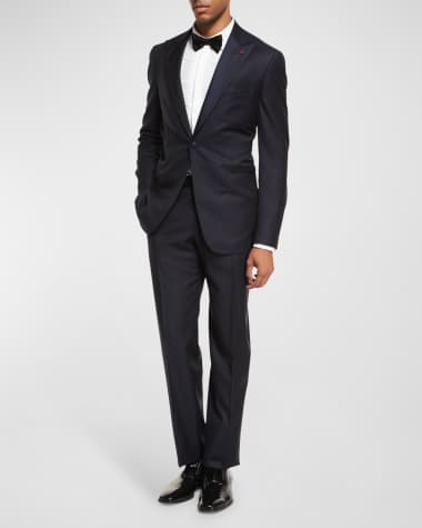 Isaia Two-Piece Tuxedo Suit, Navy