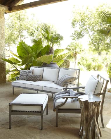 Neiman Marcus Charlotte Outdoor Ottoman