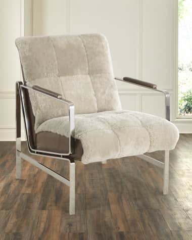 Massoud Paz Shearling Chair