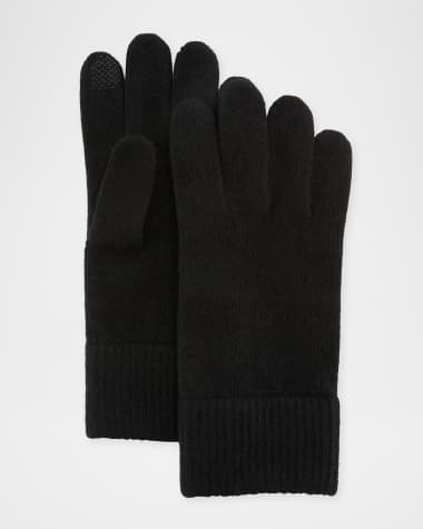 Bergdorf Goodman Cashmere Touchscreen Gloves