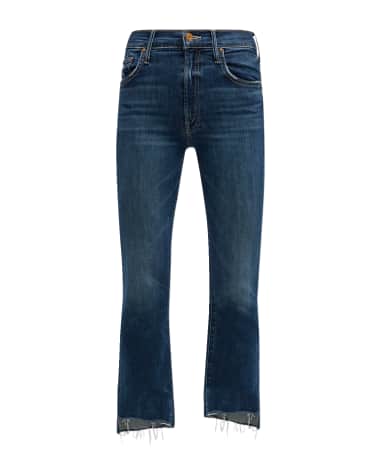 MOTHER The Insider Crop Step Fray Jeans