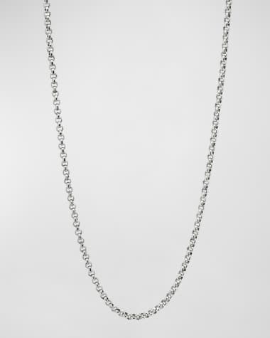 Konstantino Sterling Silver Adjustable Chain Necklace, 18-20"L