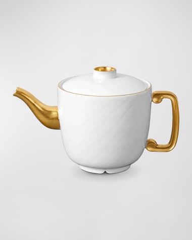 L'Objet Han 24K Gold-Plated Teapot, 34 oz.