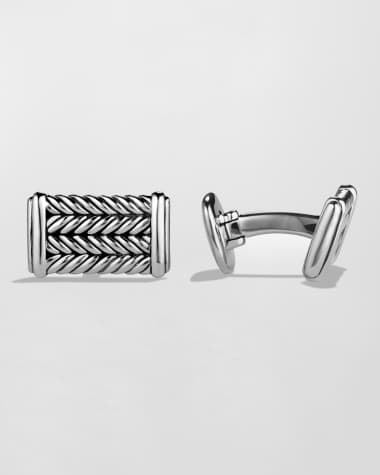David Yurman Men's Chevron Cuff Links