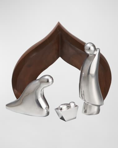 Nambe 4-Piece Nativity Set