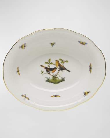 Herend Rothschild Bird Open Vegetable Dish