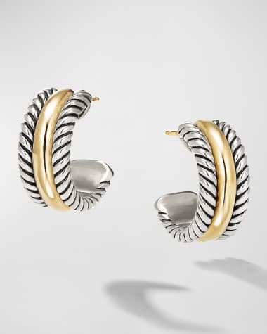 David yurman medium 2025 cable hoop earrings