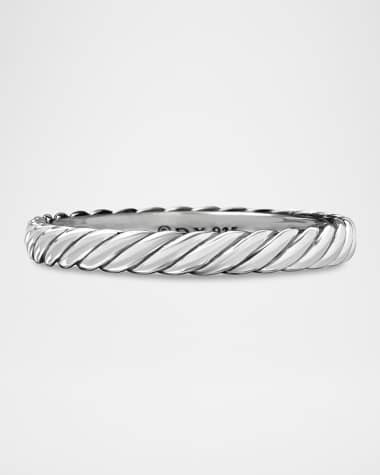 David Yurman Cable Collectibles Band Ring in Silver, 3mm