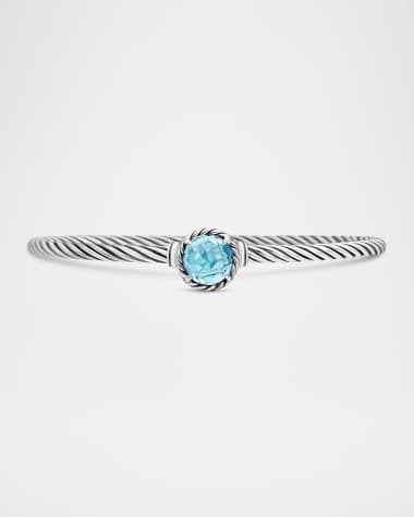 David Yurman 3mm Petite Chatelaine Bracelet in Silver