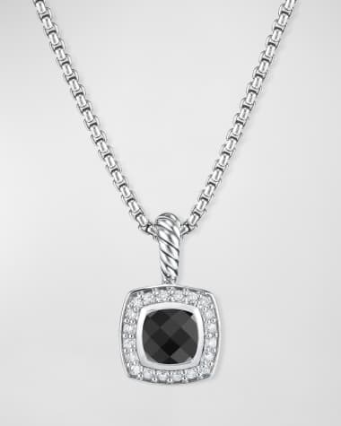 David Yurman Petite Albion Necklace with Gemstone and Diamonds