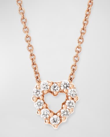 Roberto Coin Diamond Heart Pendant Necklace